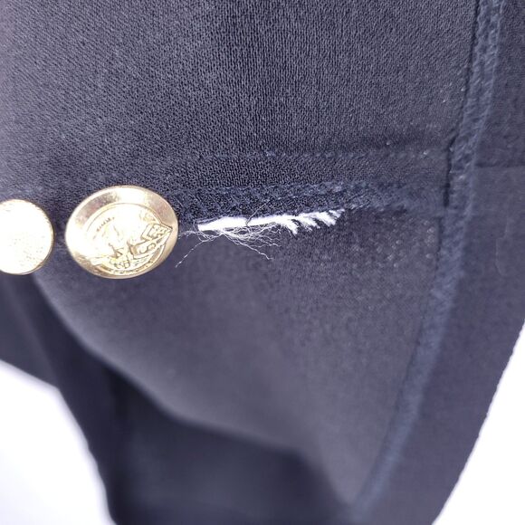 Madewell Sezane Top XS Black Button Shoulder - Picture 10 of 11